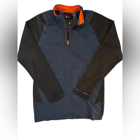 Spyder Men's Pullover ProWeb Quarter Zip Jacket, size M - Picture 1 of 7